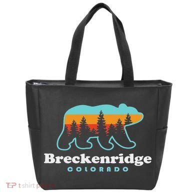 Breckenridge Colorado Bear Mountains Trees Tote Bag