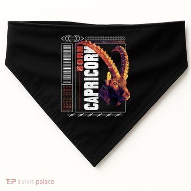 Born Capricorn USA-Made Doggie Bandana