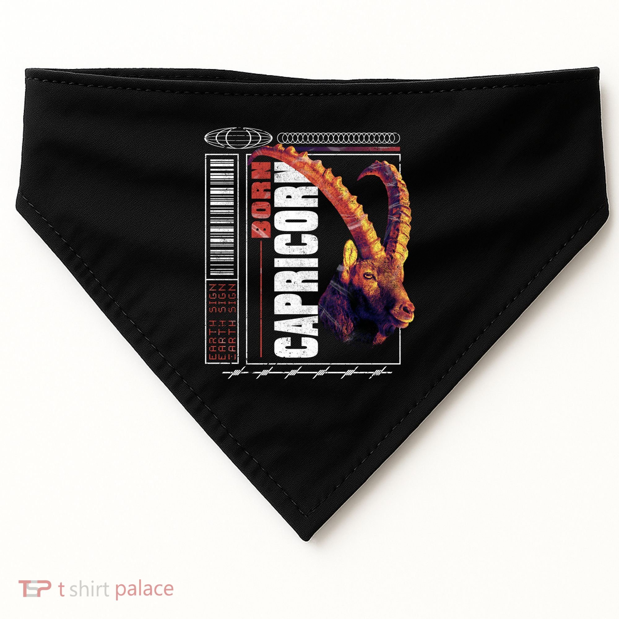 Born Capricorn USA-Made Doggie Bandana