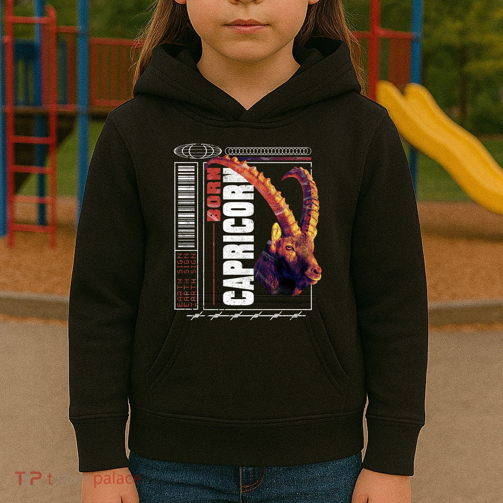 Born Capricorn Kids Hoodie