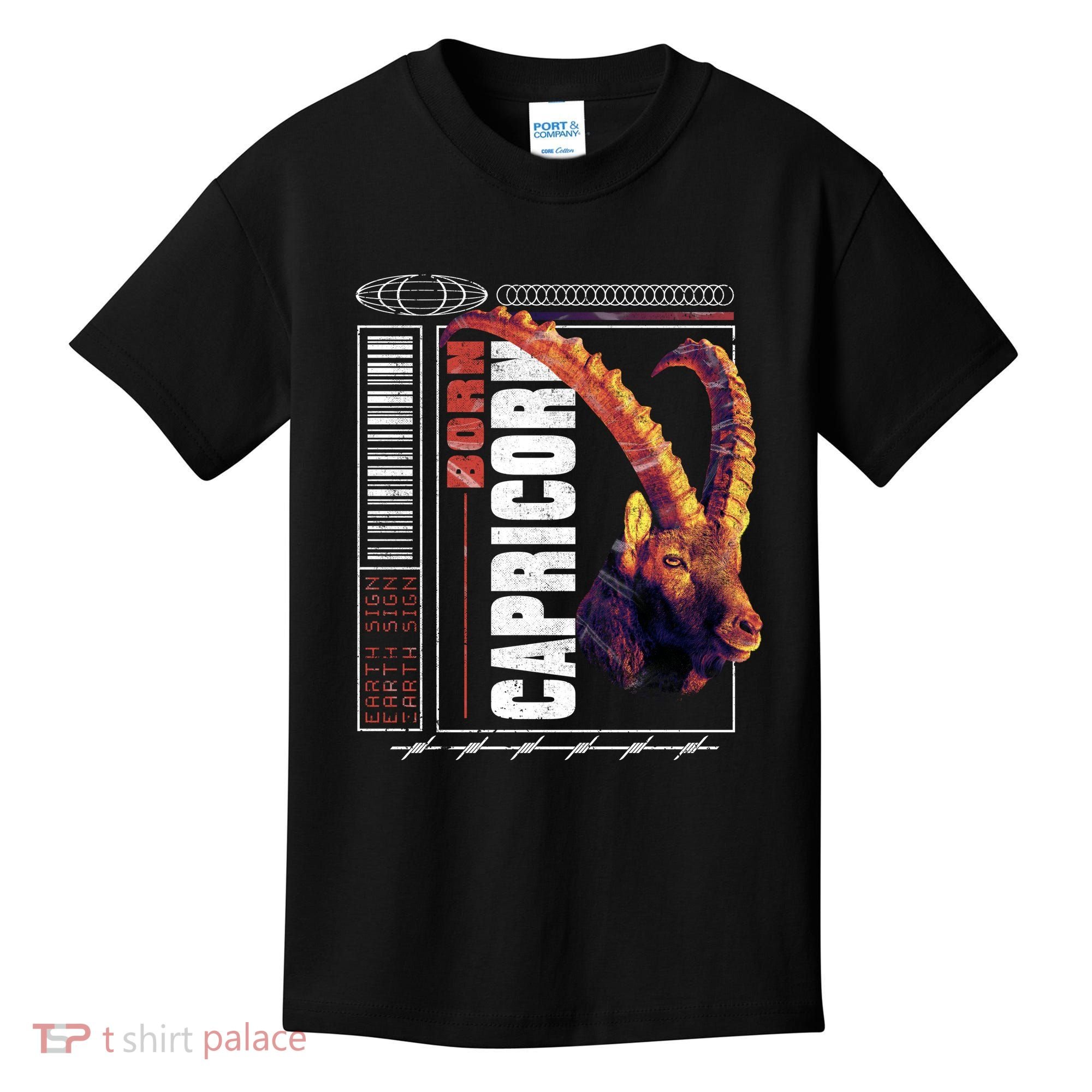 Born Capricorn Kids T-Shirt