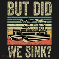 Boat Captain But Did We Sink Funny Pontoon Boating Women's Hoodie thumb 2