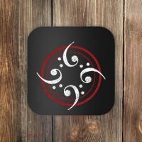 Bass Clef Bass Guitar Player Bassist Coaster thumb 0