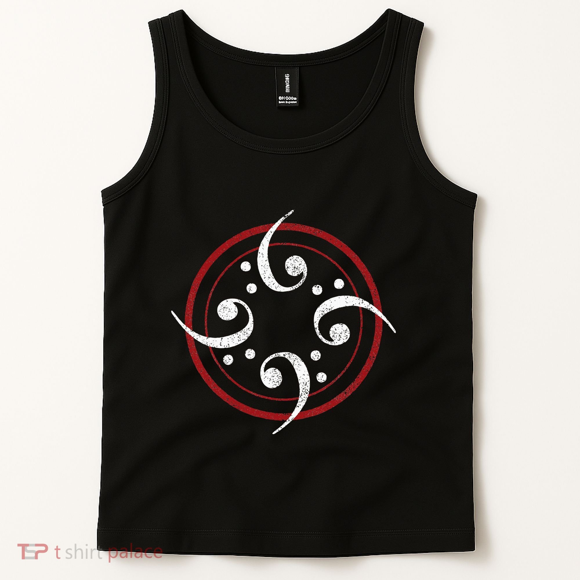 Bass Clef Bass Guitar Player Bassist Tank Top