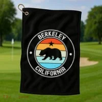 Berkeley California Golf Towel thumb 1