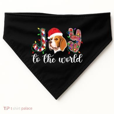 Beagle Christmas Beagle Xmas Party Beagle Lover Gift USA-Made Doggie Bandana