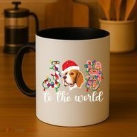 Beagle Christmas Beagle Xmas Party Beagle Lover Gift Coffee Mug thumb 4