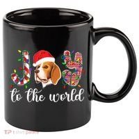 Beagle Christmas Beagle Xmas Party Beagle Lover Gift 11oz C Handle Ceramic Mug thumb 0