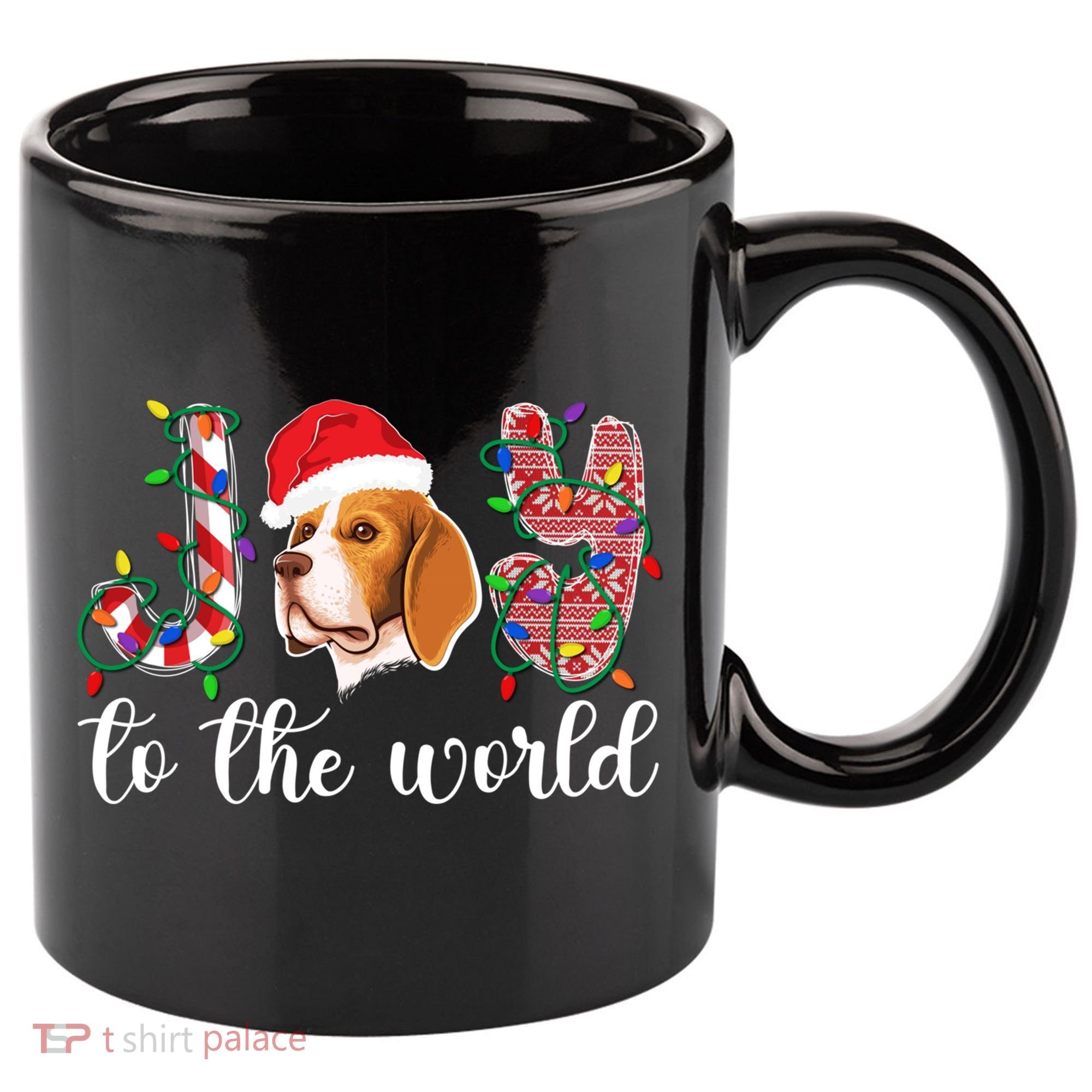 Beagle Christmas Beagle Xmas Party Beagle Lover Gift 11oz C Handle Ceramic Mug
