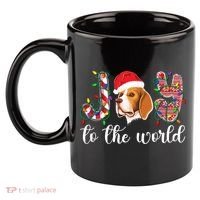 Beagle Christmas Beagle Xmas Party Beagle Lover Gift 11oz C Handle Ceramic Mug thumb 2
