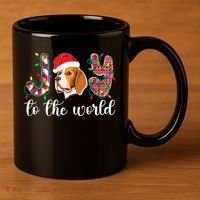 Beagle Christmas Beagle Xmas Party Beagle Lover Gift 11oz C Handle Ceramic Mug thumb 3