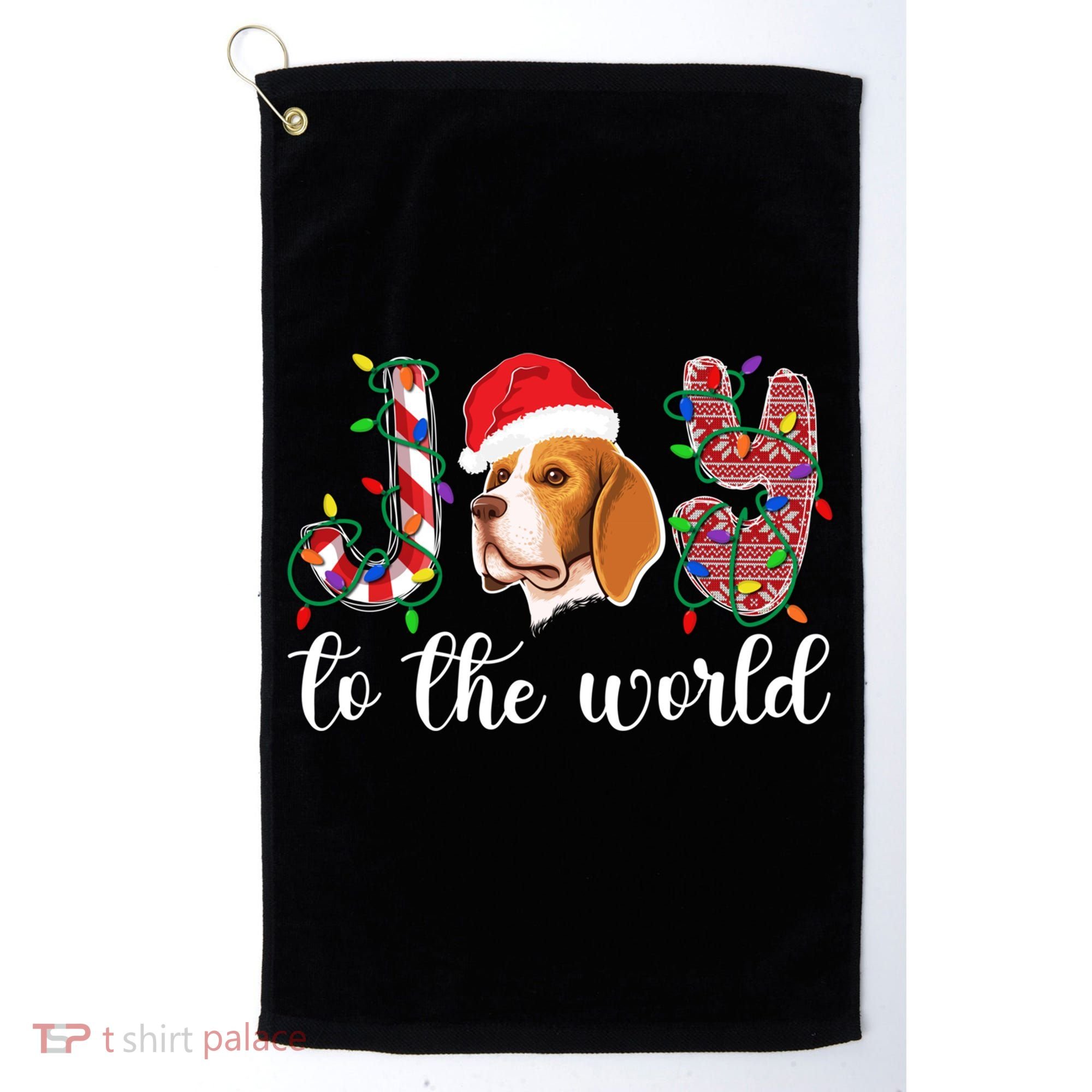 Beagle Christmas Beagle Xmas Party Beagle Lover Gift Golf Towel