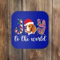 Beagle Christmas Beagle Xmas Party Beagle Lover Gift Coaster thumb 0