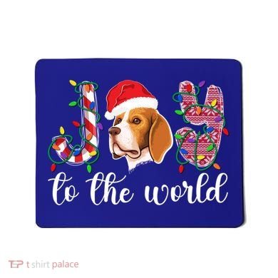 Beagle Christmas Beagle Xmas Party Beagle Lover Gift Mousepad