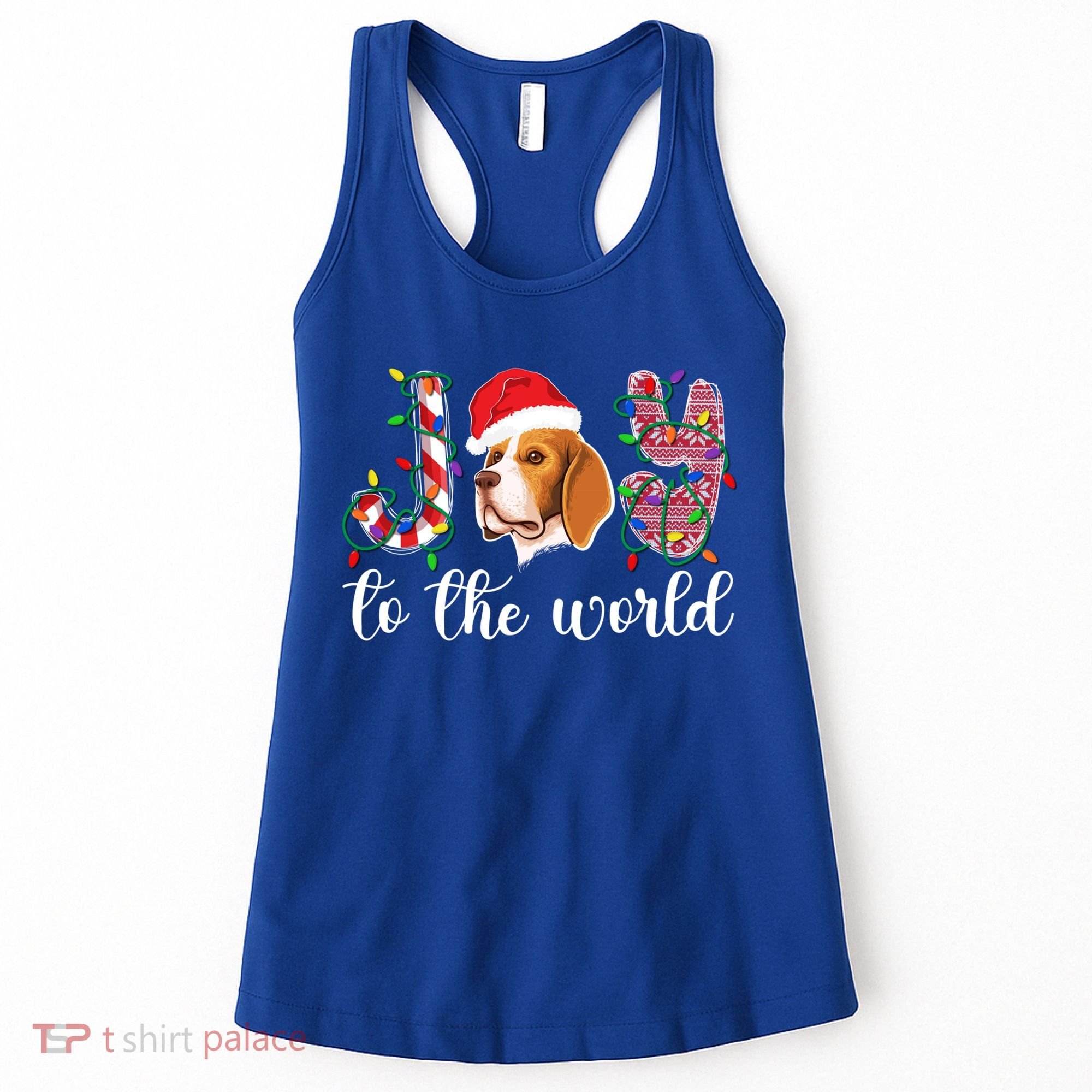 Beagle Christmas Beagle Xmas Party Beagle Lover Gift Women's Tank Top