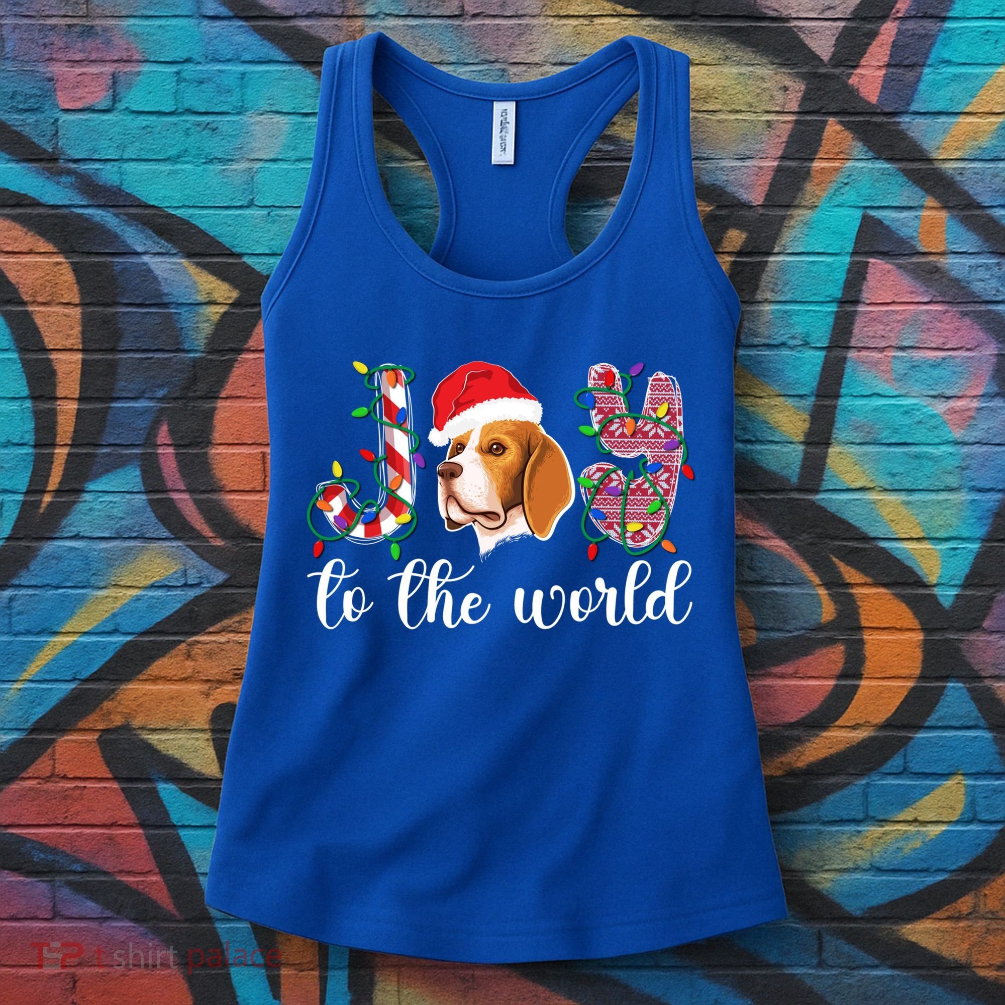 Beagle Christmas Beagle Xmas Party Beagle Lover Gift Women's Tank Top