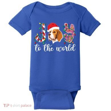 Beagle Christmas Beagle Xmas Party Beagle Lover Gift Baby Bodysuit