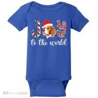 Beagle Christmas Beagle Xmas Party Beagle Lover Gift Baby Bodysuit thumb 0
