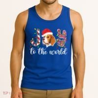 Beagle Christmas Beagle Xmas Party Beagle Lover Gift Tank Top thumb 3