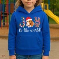 Beagle Christmas Beagle Xmas Party Beagle Lover Gift Kids Hoodie thumb 3