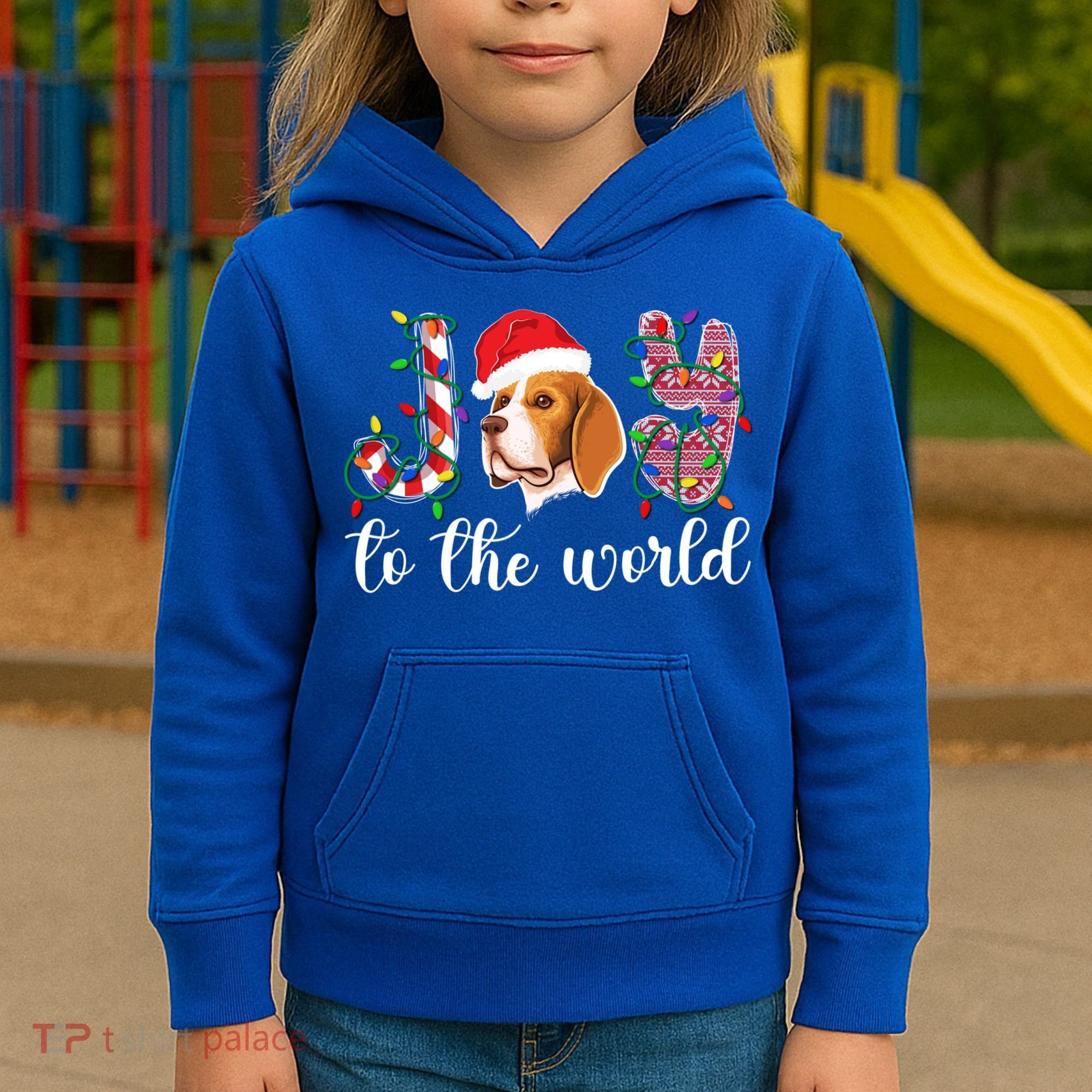 Beagle Christmas Beagle Xmas Party Beagle Lover Gift Kids Hoodie