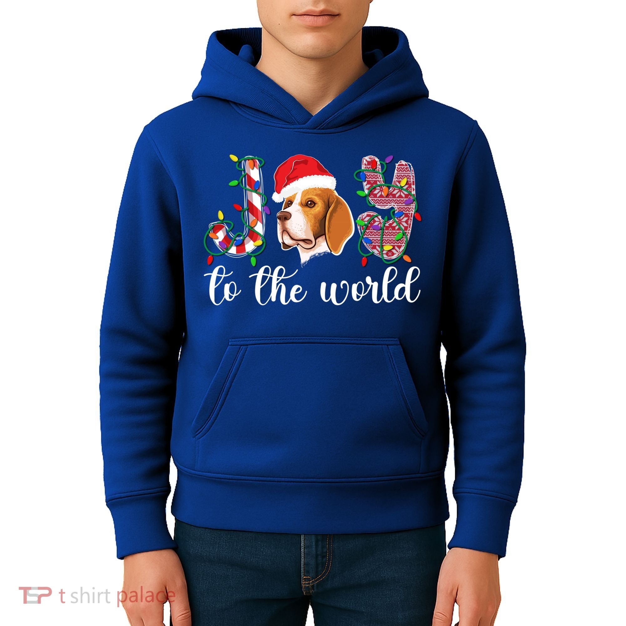 Beagle Christmas Beagle Xmas Party Beagle Lover Gift Kids Hoodie