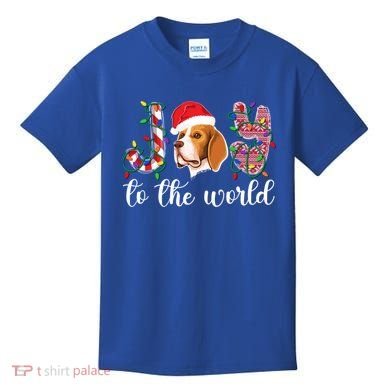 Beagle Christmas Beagle Xmas Party Beagle Lover Gift Kids T-Shirt