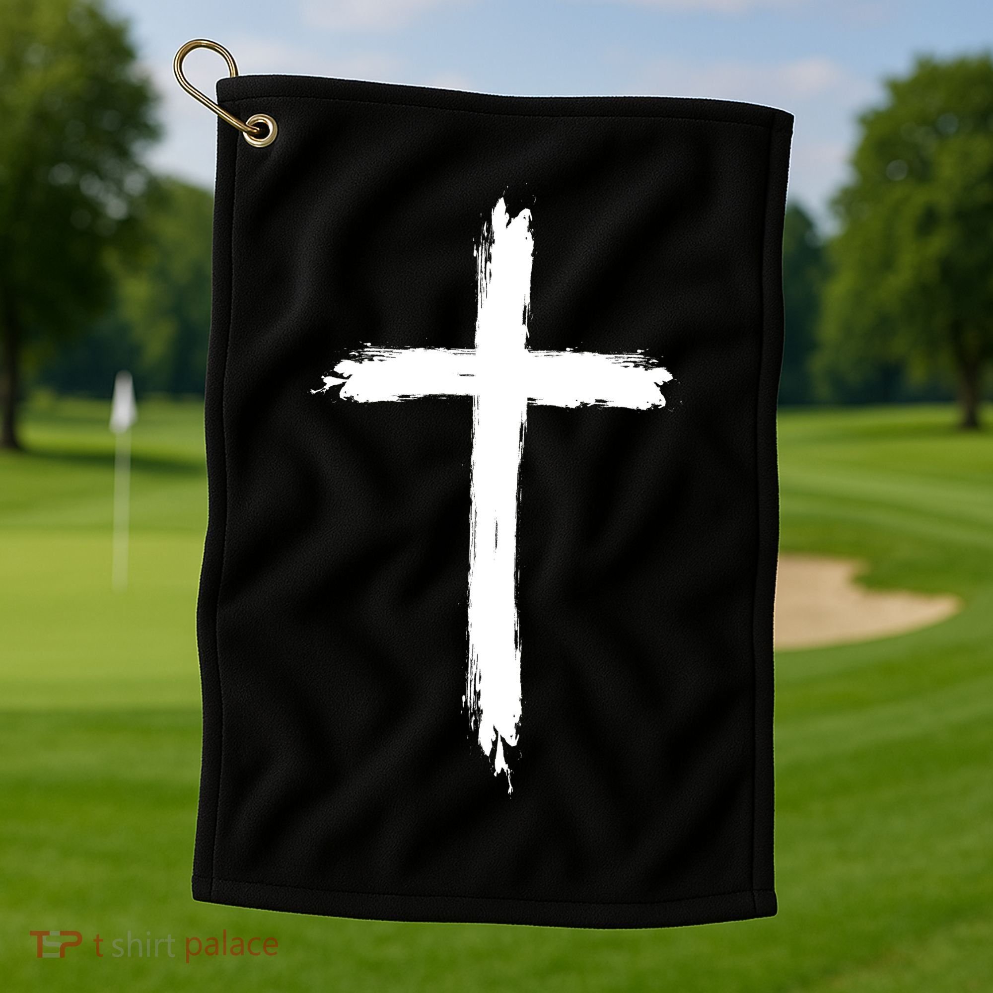 Big Cross Golf Towel