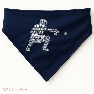 Baseball Catcher USA-Made Doggie Bandana