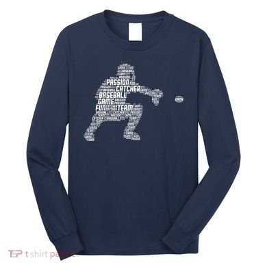 Baseball Catcher Long Sleeve Shirt