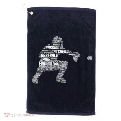 Baseball Catcher Golf Towel