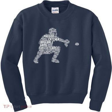 Baseball Catcher Kids Sweatshirt