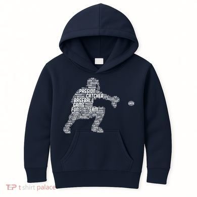 Baseball Catcher Kids Hoodie