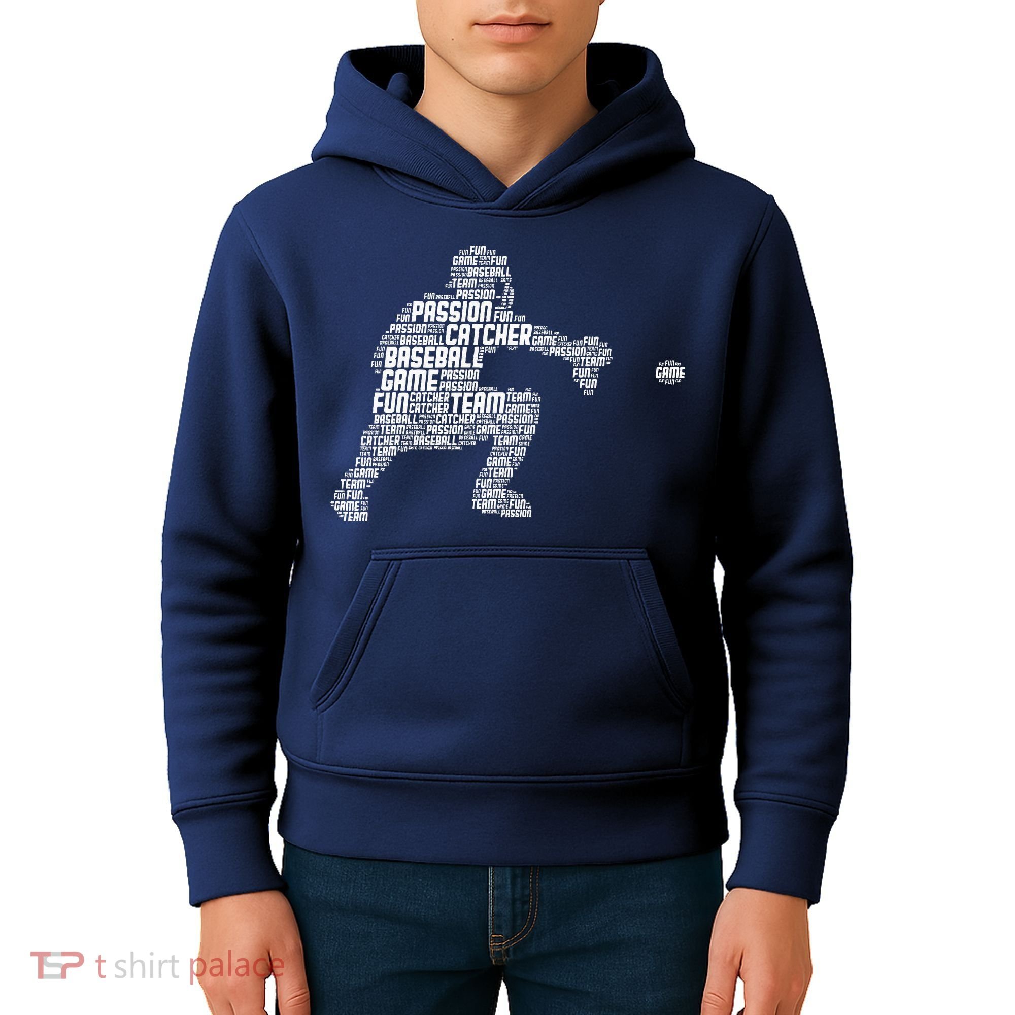 Baseball Catcher Kids Hoodie