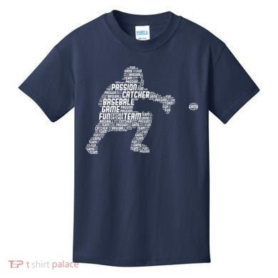 Baseball Catcher Kids T-Shirt