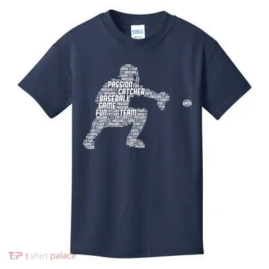 Baseball Catcher Kids T-Shirt