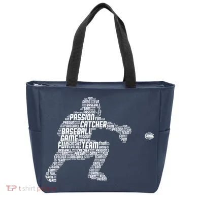 Baseball Catcher Tote Bag