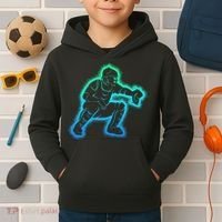 Baseball Catcher Kids Hoodie thumb 2