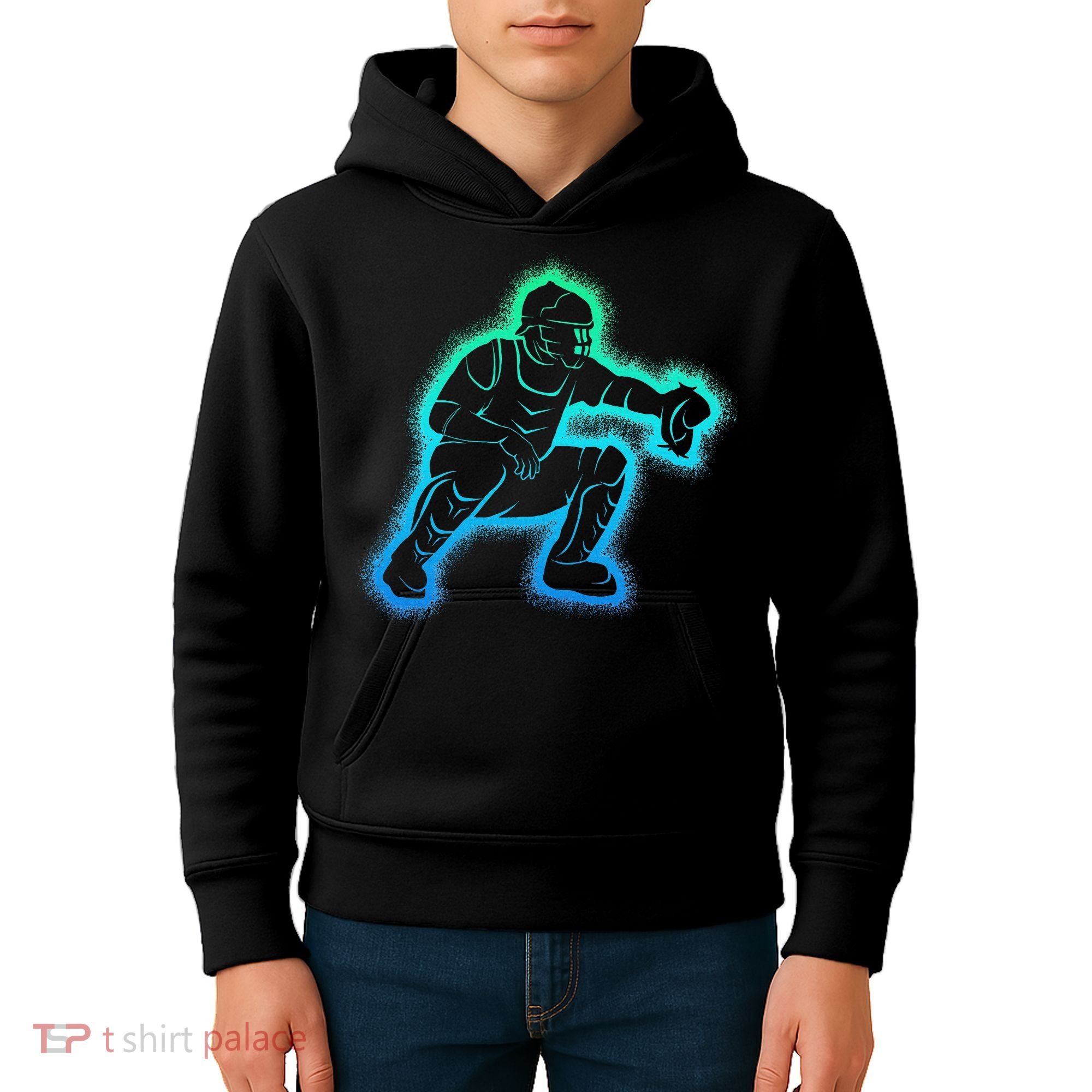 Baseball Catcher Kids Hoodie