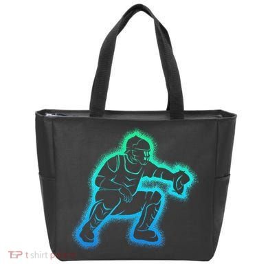 Baseball Catcher Tote Bag