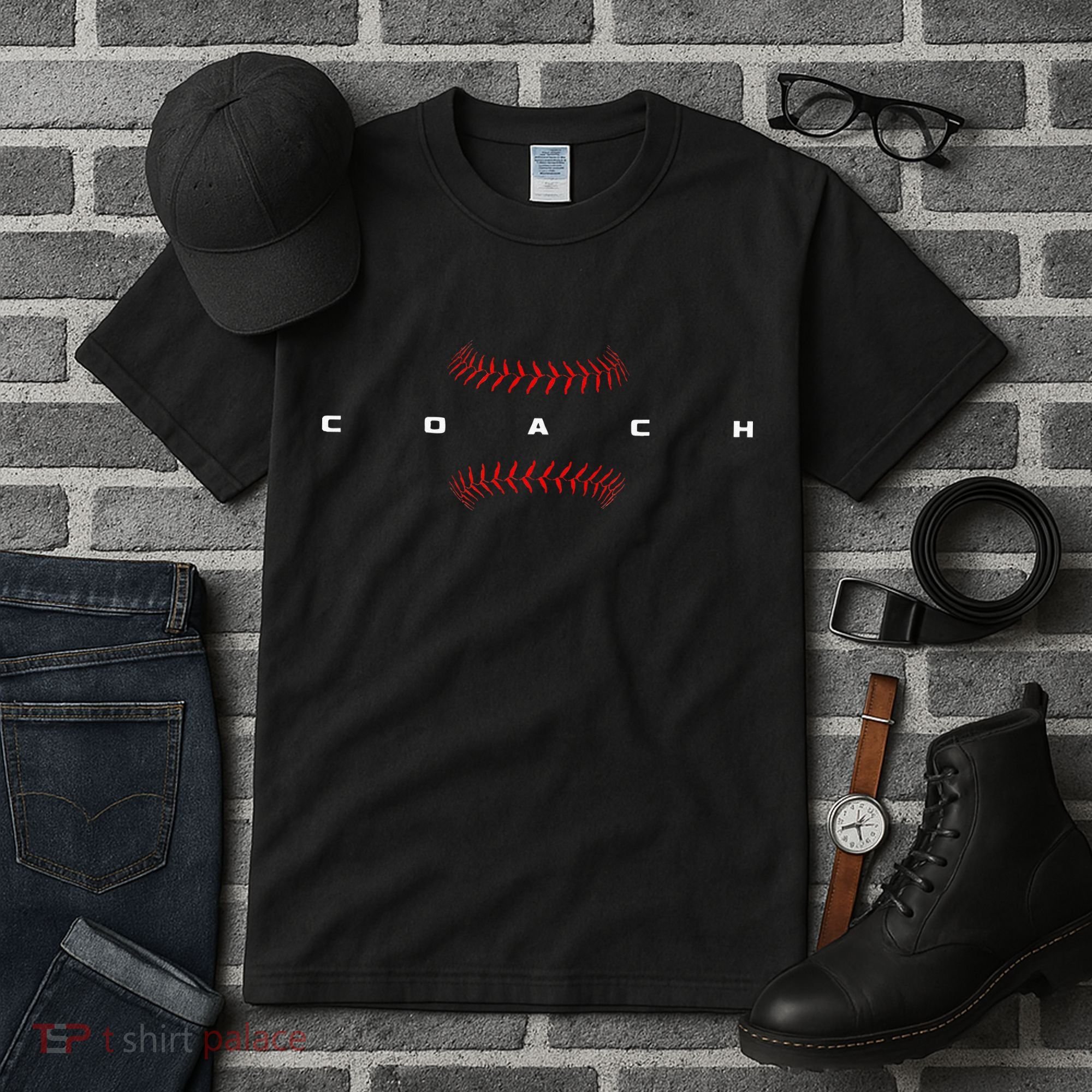 Baseball Coach Tall T-Shirt
