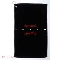Baseball Coach Golf Towel thumb 0