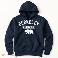 Berkeley California Bear Bay Area Oakland Alameda County 510 Hoodie thumb 0