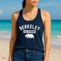 Berkeley California Bear Bay Area Oakland Alameda County 510 Women's Tank Top thumb 2