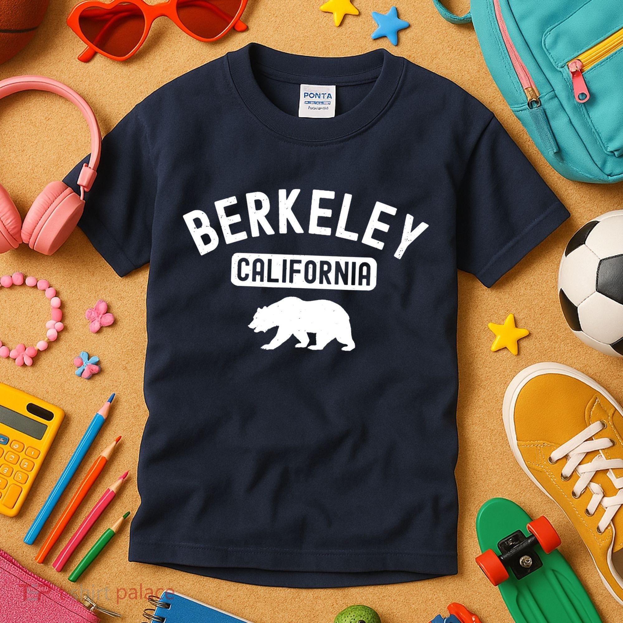Berkeley California Bear Bay Area Oakland Alameda County 510 Kids T-Shirt