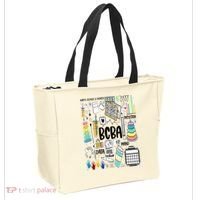 Board Certified Behavior Analyst BCBA Symbols ABA Therapist Tote Bag thumb 2