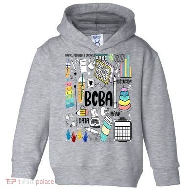 Board Certified Behavior Analyst BCBA Symbols ABA Therapist Toddler Hoodie