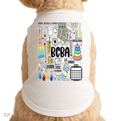 Board Certified Behavior Analyst BCBA Symbols ABA Therapist Doggie Tank