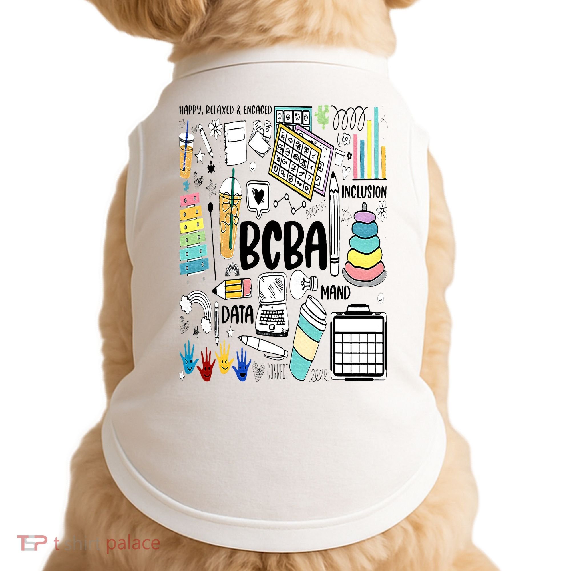 Board Certified Behavior Analyst BCBA Symbols ABA Therapist Doggie Tank