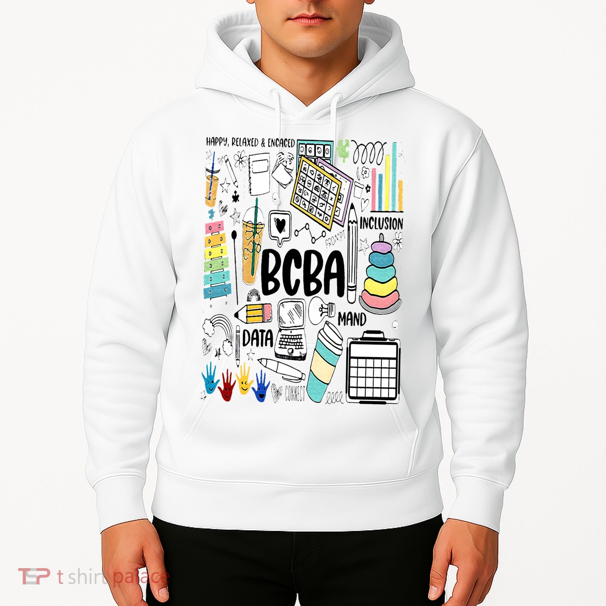 Board Certified Behavior Analyst BCBA Symbols ABA Therapist Hoodie